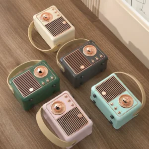 Retro Look FM Radio And Bluetooth Speaker
